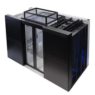 Lande Troya Datacenter 48U 800x1100 LN-SRDC-48U8011-SV-BL-DG00