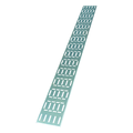 Lande Vertical cable tray 42U W200 Multislotted version