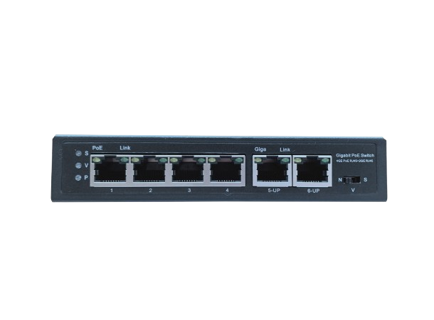 LinkIT 4-ports PoE++ Switch 120W 4 x gigabit  2 x 10/100/1000 RJ45 uplink 
