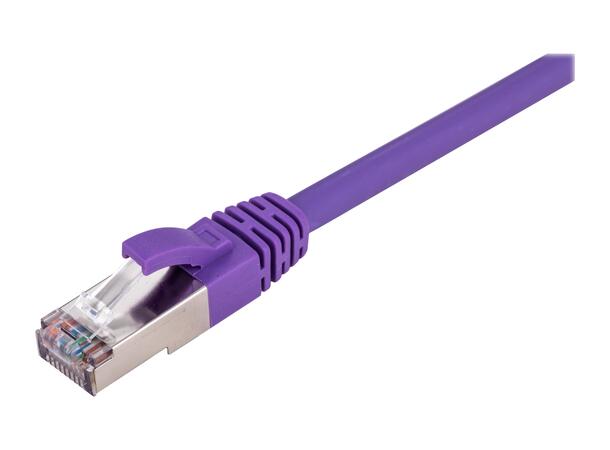 LinkIT Patch S/FTP Cat6a Purple 1.5m AWG 26/7 | LSZH | Snagless 