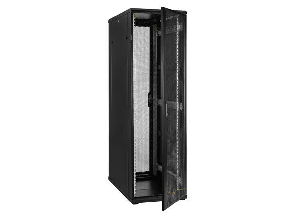 LinkIT Server Rack 42U Black W600xD1000xH1983, Perforated - Perforate 