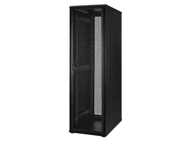 LinkIT Server Rack 42U Black W600xD1000xH1983, Perforated - Perforate 