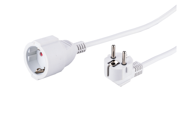 LinkIT ström kabel Extension Vit 15 m CEE 7/7 - CEE 7/4 |  3x1,5mm² | 16A/230V 