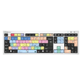 Logickeyboard Adobe Audition PC Slim UK PC Silver, USB