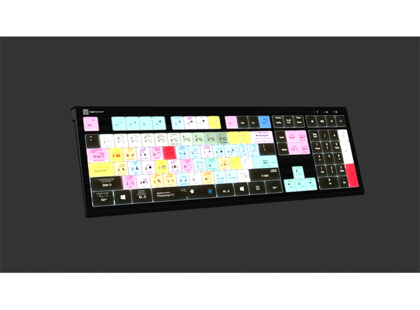 Logickeyboard Adobe PhotoShop PC UK PC Backlit ASTRA 