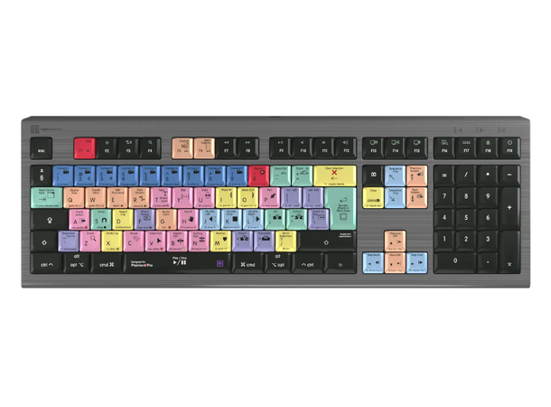 Logickeyboard Adobe Premiere MAC UK Mac Backlit ASTRA 
