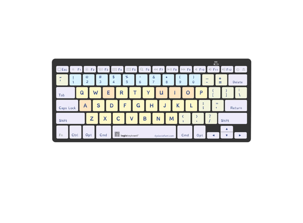 Logickeyboard Dyslexie BT PC DK PC Bluetooth Mini 