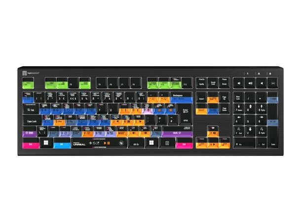 Logickeyboard Unreal Engine  PC UK PC Backlit ASTRA 
