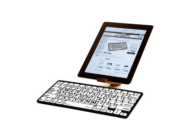 Logickeyboard XLPrint BT B/W NO PC PC Bluetooth Mini 