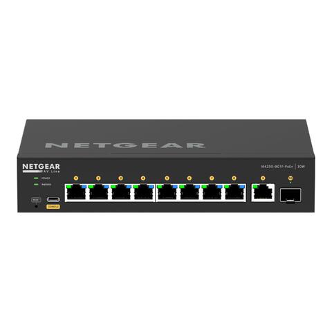 Netgear GSM4210PD AV Line M4250 10-Port | 8xPoE+ 110W | 1x1G | 1xSFP