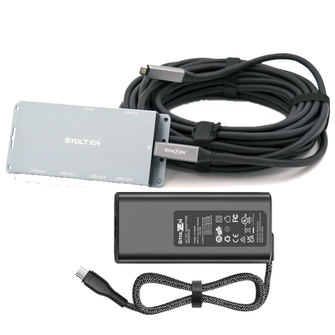Stoltzen HERA HuddleHub Mini 65W + 5 m PD 65W | 5 m USB-C Host Cable
