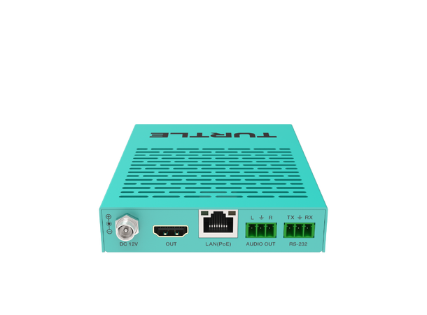 Turtle AV DARWIN HD H.265 Rx HDMI 1080p60 4:4:4 AVoIP Receiver 