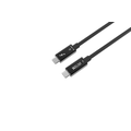 Elivi Thunderbolt 4 kabel 2 m USB-C | 240W | 40Gbps | Svart