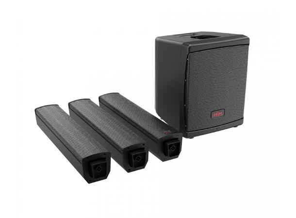 HH Column Set TENSOR-GO All in one Black Column 6 x 2,75"  Sub 8" 200W RMS Bag 
