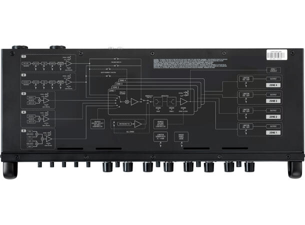 HH Preamp MZ-64P 5 inn 4 zones Matrix 2 mic/line med prio al lim remote Matrix 