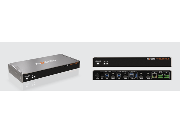 Inogeni TOGGLE-ROOMS USB 3.0/HDMI devices to 2 PCs switcher 