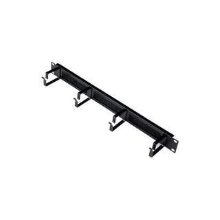 Lande 19&quot; Cableguide with brush 1U Brush organizer | 4 metal rings 2