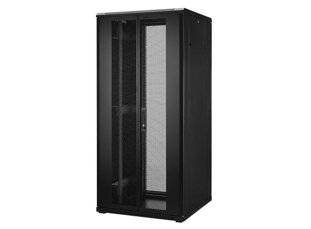 LinkIT Network Rack Cabinet 37U Black W800xD800xH1761, Glass -  Split Perfor 