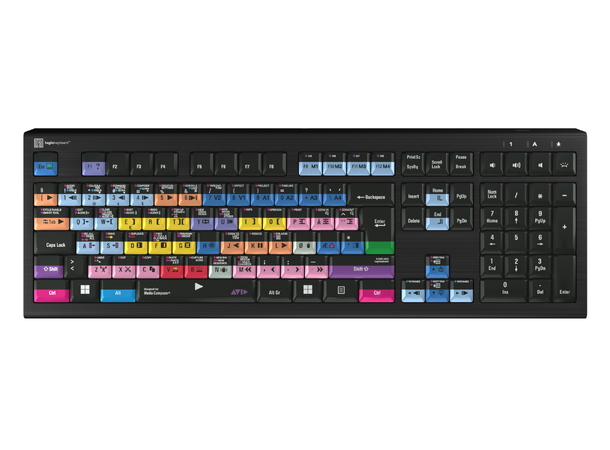 Logickeyboard Avid Media Composer PRO Norska | ASTRA2 | PC | Backlit 