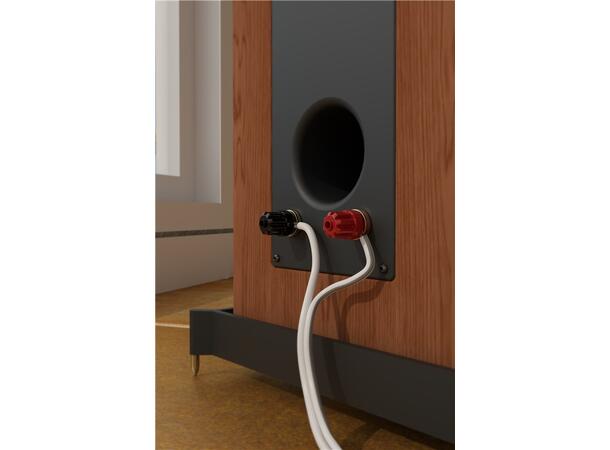 MicroConnect Høyttalerkabel, 100m 2x1,5mm² hvit 