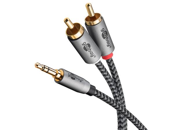 OEM Audio Adapter Cable AUX, 5 m 3.5 mm Jack to Stereo RCA Plug, 