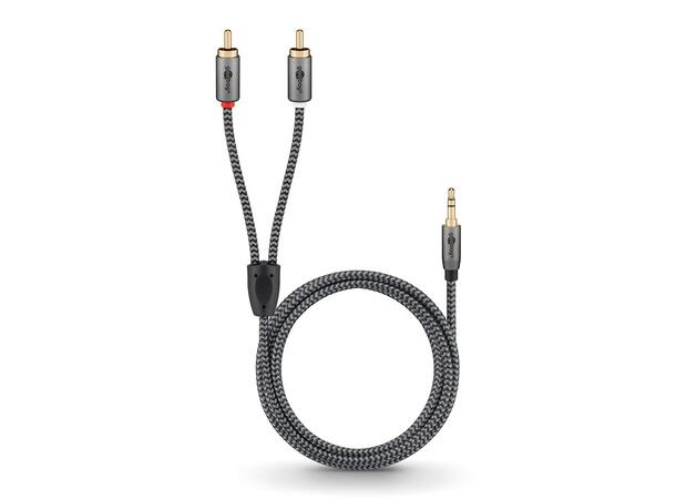 OEM Audio Adapter Cable AUX, 5 m 3.5 mm Jack to Stereo RCA Plug, 