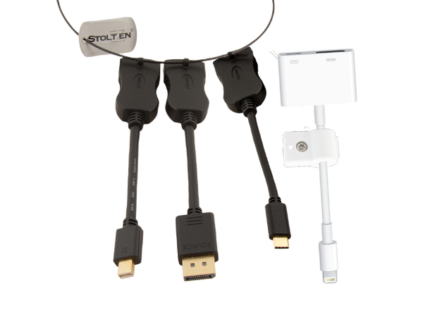 Stoltzen Nyx Cable 3 + Lightning DisplayPort, MiniDP, USBc + Lightning -  CBK Group