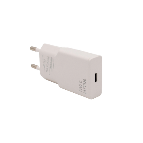 Elivi Solaris Vegglader USB-C 20W PD3.0 | QC3.0 | AFC | FCP | SuperSlim