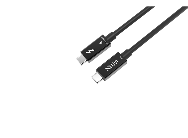 Elivi Thunderbolt 4 cable 3 m USB-C | 240W | 40Gbps | Black 