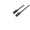 Elivi Thunderbolt 4 kabel 3 m USB-C | 240W | 40Gbps | Svart