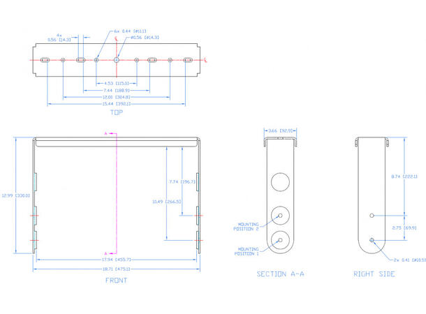 Fulcrum Acoustic YK-CX12 Mounting brackets CX12 series 