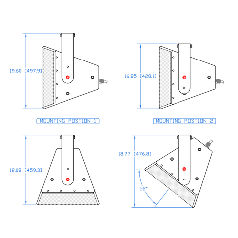 Fulcrum Acoustic YK-CX12 Mounting brackets CX12 series