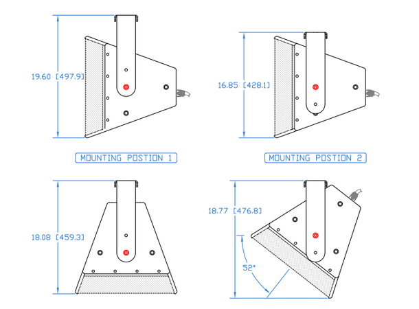 Fulcrum Acoustic YK-CX12 Mounting brackets CX12 series 