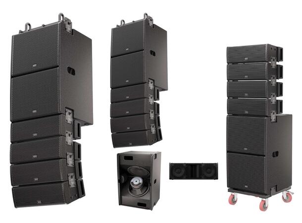 HH Array pakke med aktiv sub + 4 topper 2 x TNA-2120 8 x TNA-2051 2 x TNA-BRK1 