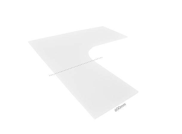 KENSON Addon Table Top White |  60x60 cm 
