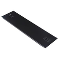 Lande 19&quot; Blank Panel Solid 3U Steel | w/locking clip | Black