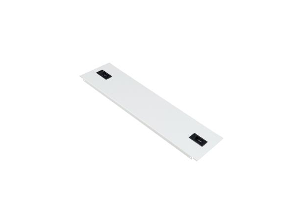 Lande 3U 19" Blindplate Solid Steel | w/lock-clips | Grey 