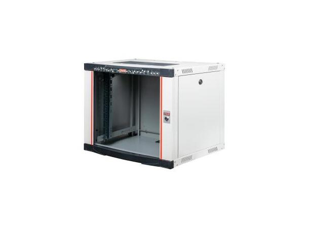 Lande Netbox 9U W600xD600xH505 | Grey | Perforated door 