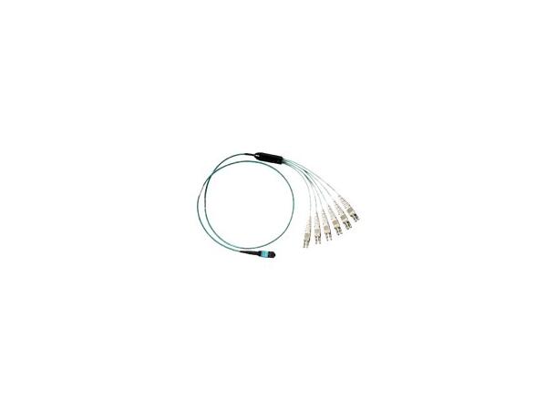 LinkIT MTP/MPO-B OM4 12c 2m Aqua USConec MTP Elite female - 12xLC , LSZH 