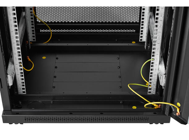 LinkIT Network Rack Cabinet 42U Black W600xD600xH1983, Glass - Perforated 