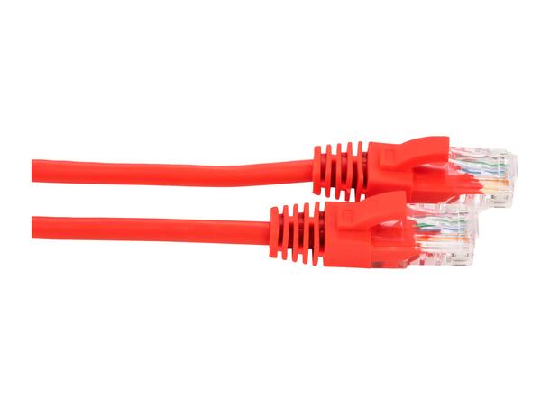 LinkIT Patch U/UTP Cat5e Röd 3m AWG 26/7 | PVC 