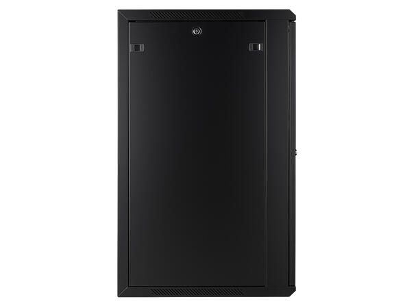 LinkIT Wall Cabinet 19' 20U Black W600xD600xH993 | Glass 
