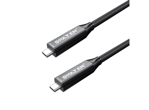 Stoltzen AOC FLEX USB-C Hybrid C-C 7,5 m USB 5Gbps | DP1.4 (2lane) | 60W 