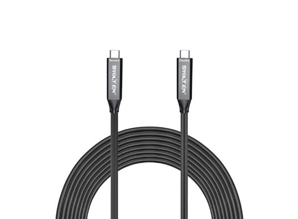 Stoltzen AOC FLEX USB-C Hybrid C-C 7,5 m USB 5Gbps | DP1.4 (2lane) | 60W 