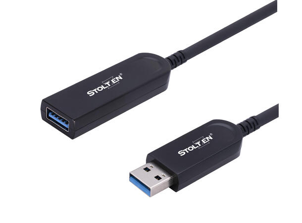 Stoltzen AOC USB 3.2 A-A Extension 10 m 10Gbps Gen2 | USB 3.0/2.0/1.1 compatible