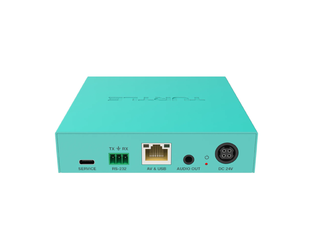 Turtle AV Boardroom Buddy HDMI RX 4K60. USB 3.2 Gen 1 with 2.5Gbps Data 