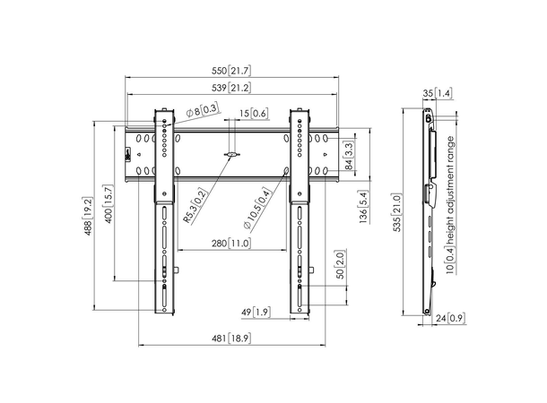 Vogels PFW 6400 DISPLAY WALL MOUNT FIXED 
