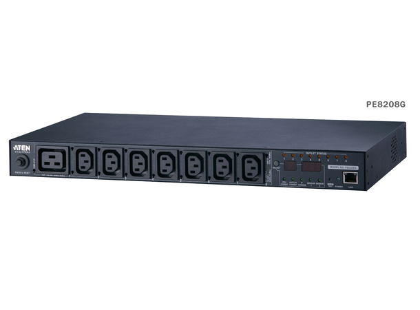 Aten PDU IP 8-Port PE8208G 16A 7xC13 1xC19 