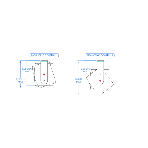 Fulcrum Acoustic UB-RX6 Black Mounting bracket RX6 Black