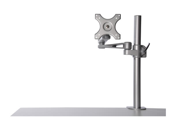 KENSON Monitor Arm Pole 7220A Single | Silver | Clamping Bracket 